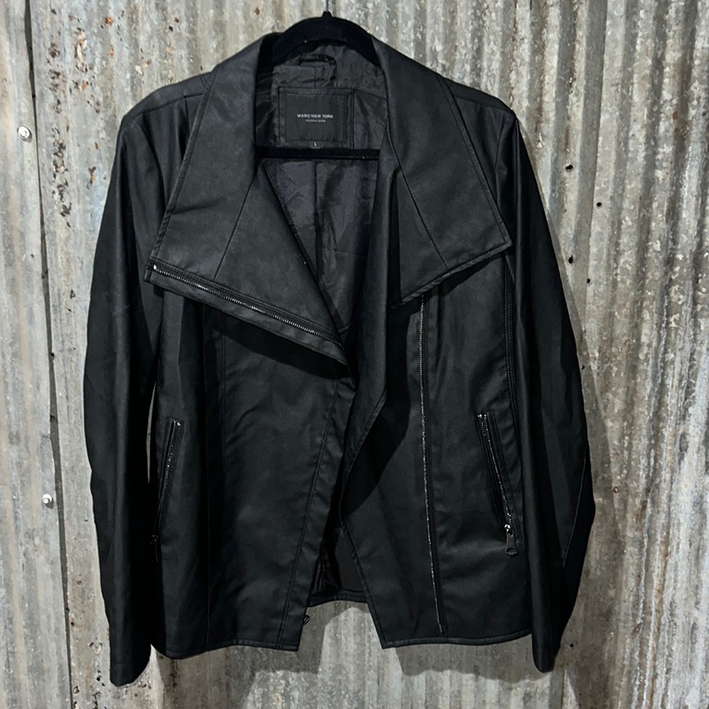 Marc New York Black Zipup Blazer